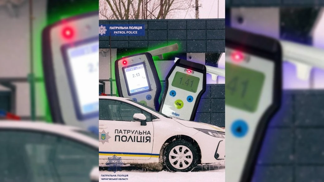 Рекорди нетверезості на блокпосту в Кіптях: поліція зупинила водіїв-порушників