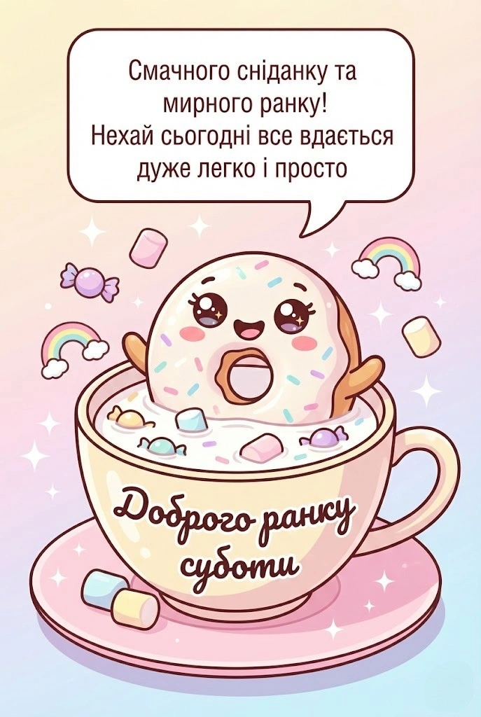 Доброго ранку суботи: найкращі листівки та душевні побажання для гарного вихідного