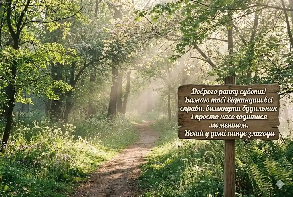 Доброго ранку суботи: найкращі листівки та душевні побажання для гарного вихідного