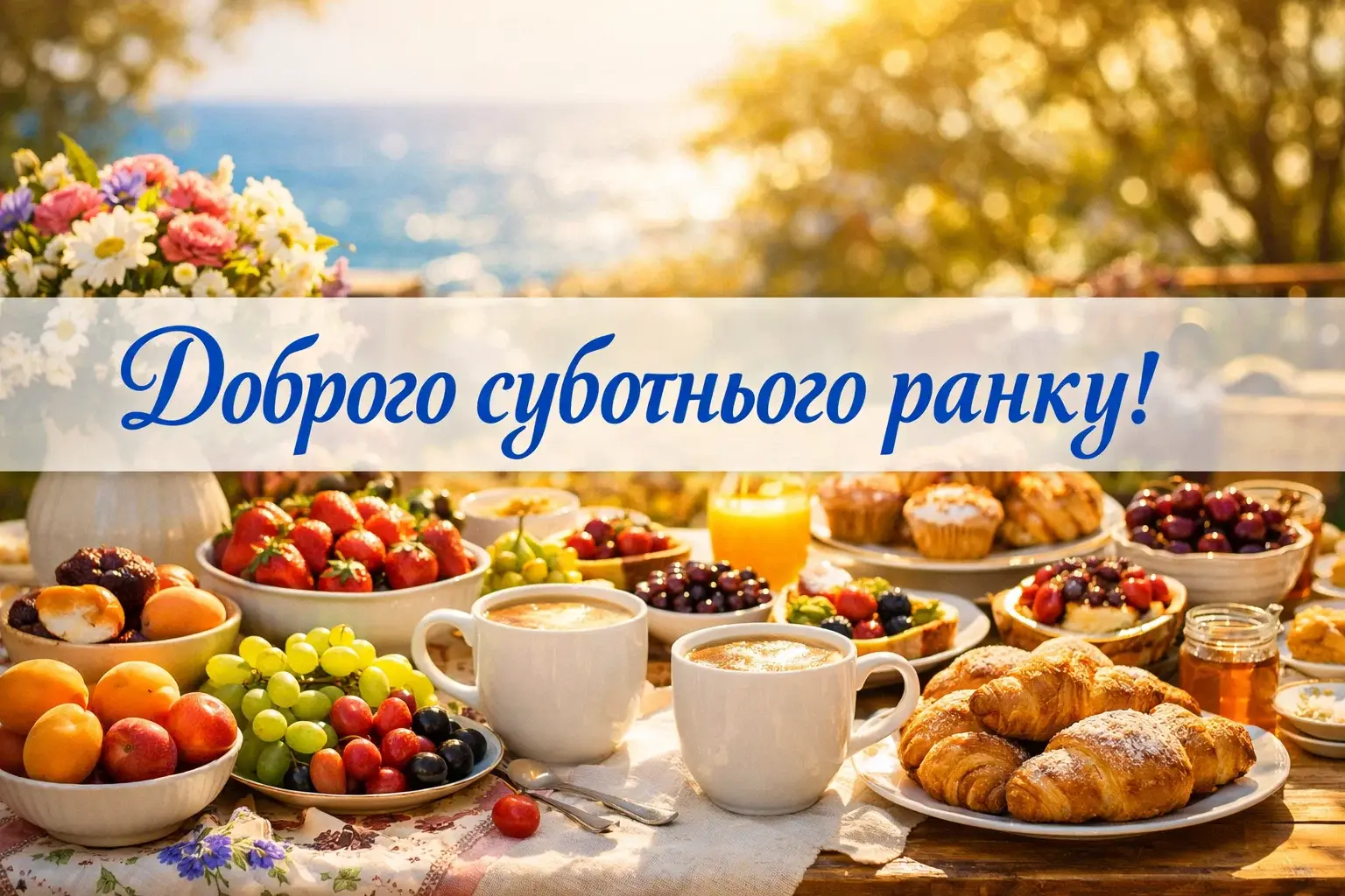 Доброго суботнього ранку: найкращі картинки та душевні побажання для чудового відпочинку