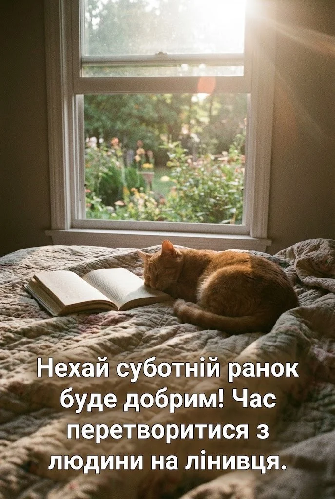 Доброго суботнього ранку: найкращі картинки та душевні побажання для чудового відпочинку