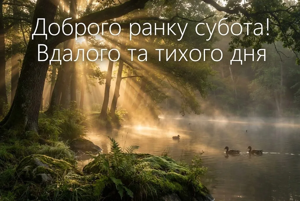 Доброго ранку, субота: красиві картинки та душевні листівки для ідеального вихідного