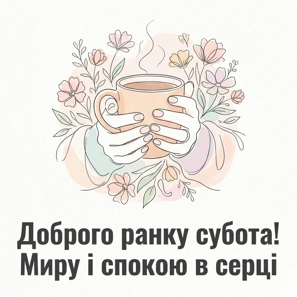 Доброго ранку, субота: красиві картинки та душевні листівки для ідеального вихідного