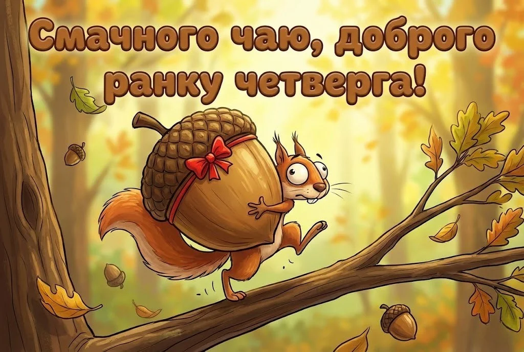 Доброго ранку четверга: найкращі картинки та щирі побажання для піднесеного настрою