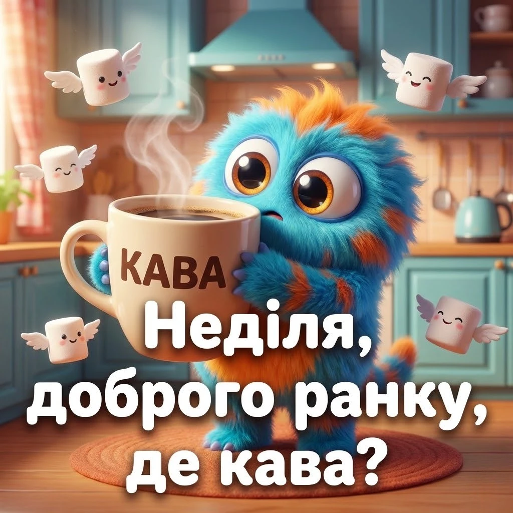 Неділя: доброго ранку та гарного відпочинку у найкращих картинках і побажаннях