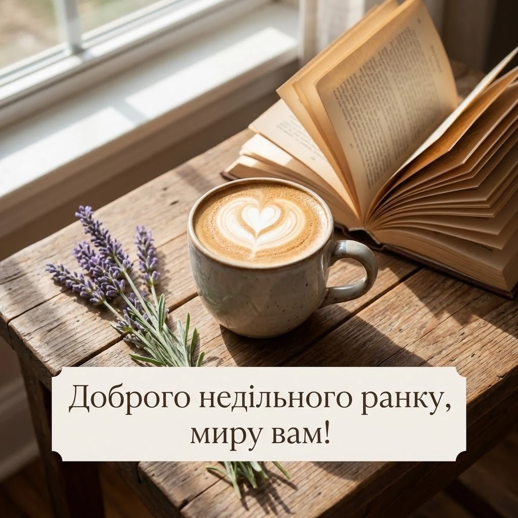 Неділя: доброго ранку та гарного відпочинку у найкращих картинках і побажаннях
