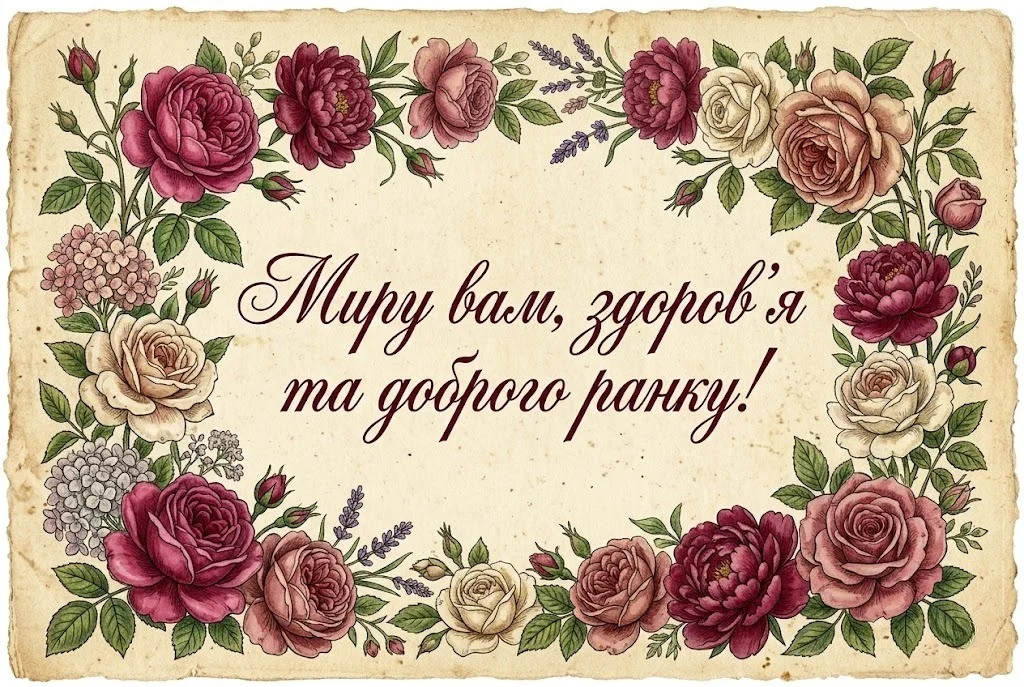 Доброго ранку, здоров’я вам і миру: найтепліші побажання та мальовничі картинки для душі
