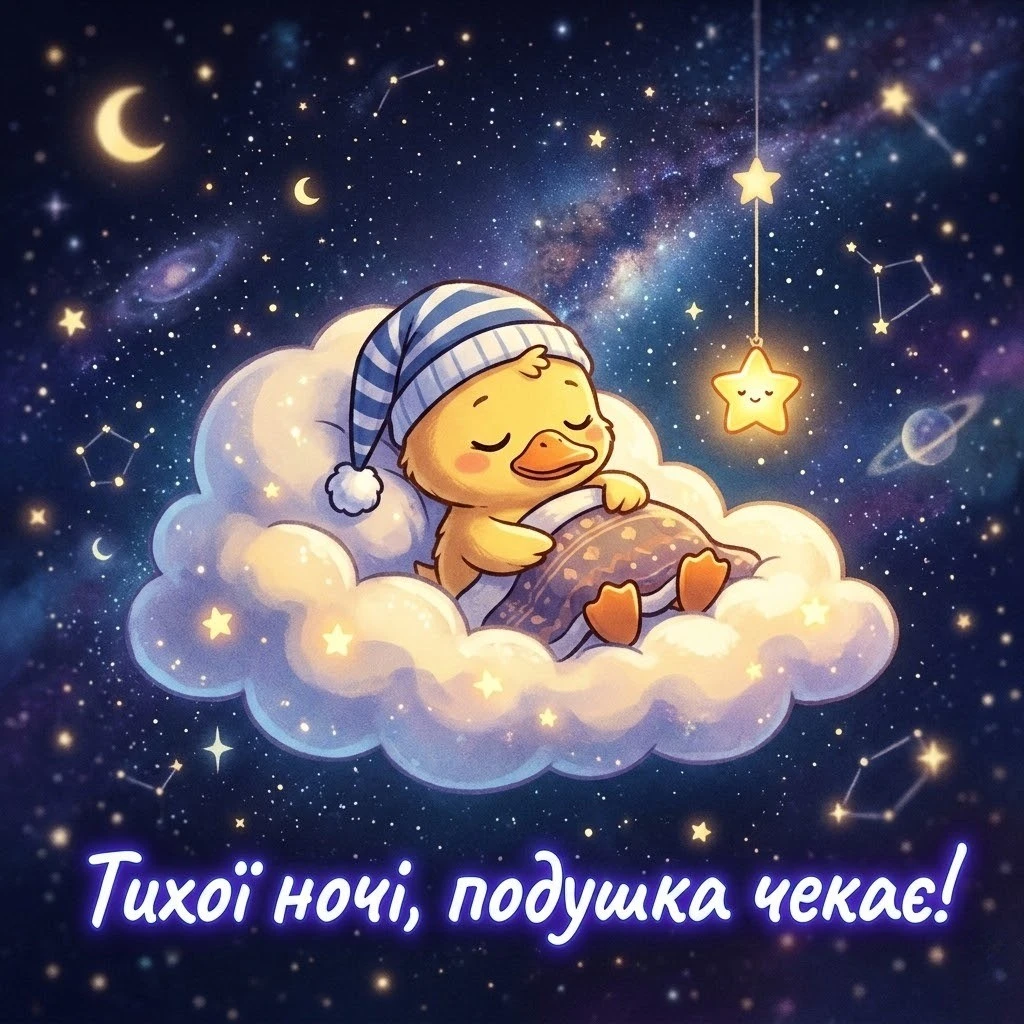 Доброго вечора, тихої ночі: душевні та кумедні картинки для затишного настрою