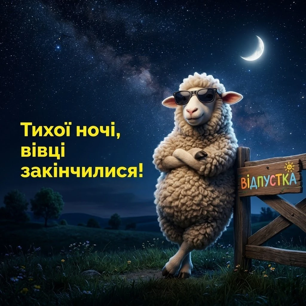 Доброго вечора, тихої ночі: душевні та кумедні картинки для затишного настрою
