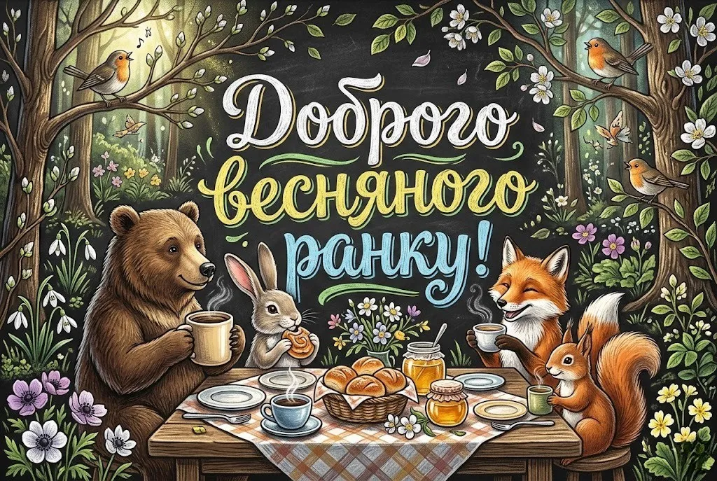 Доброго весняного ранку та гарного дня: прикольні картинки для чудового настрою
