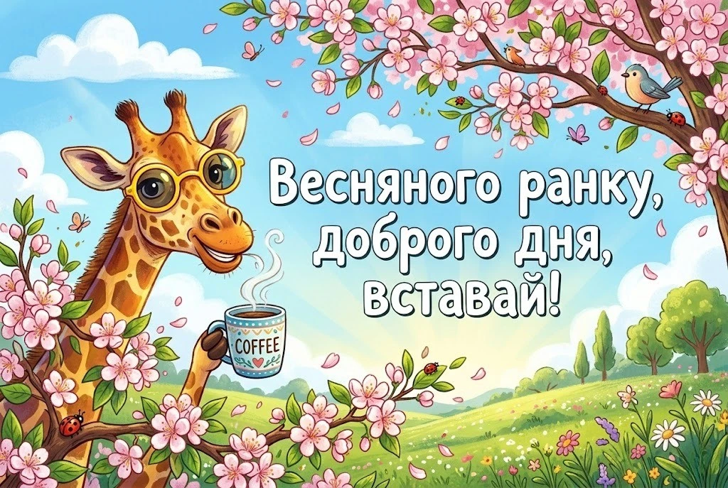 Доброго весняного ранку та гарного дня: прикольні картинки для чудового настрою