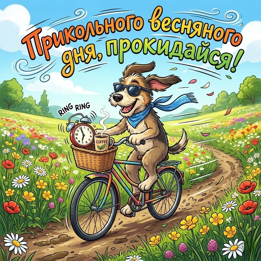Доброго весняного ранку та гарного дня: прикольні картинки для чудового настрою