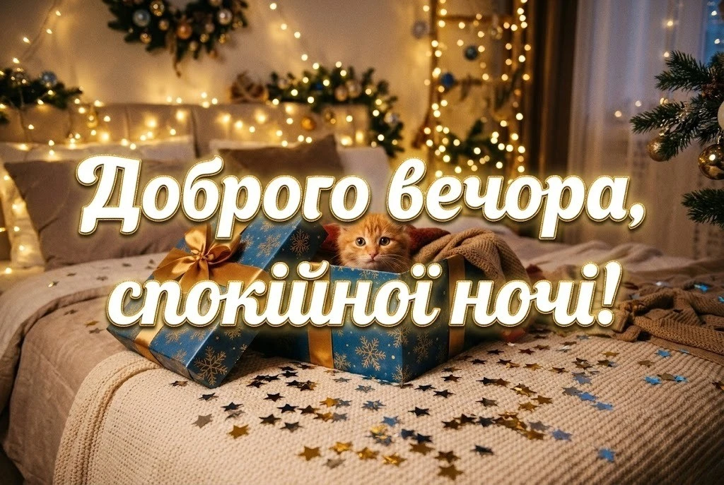 Доброго вечора, на добраніч і спокійної ночі: душевні побажання та картинки для затишку
