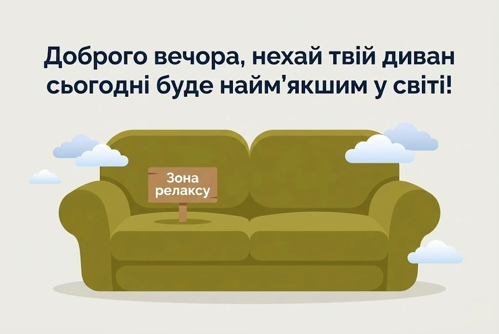 Доброго вечора, на добраніч і спокійної ночі: душевні побажання та картинки для затишку