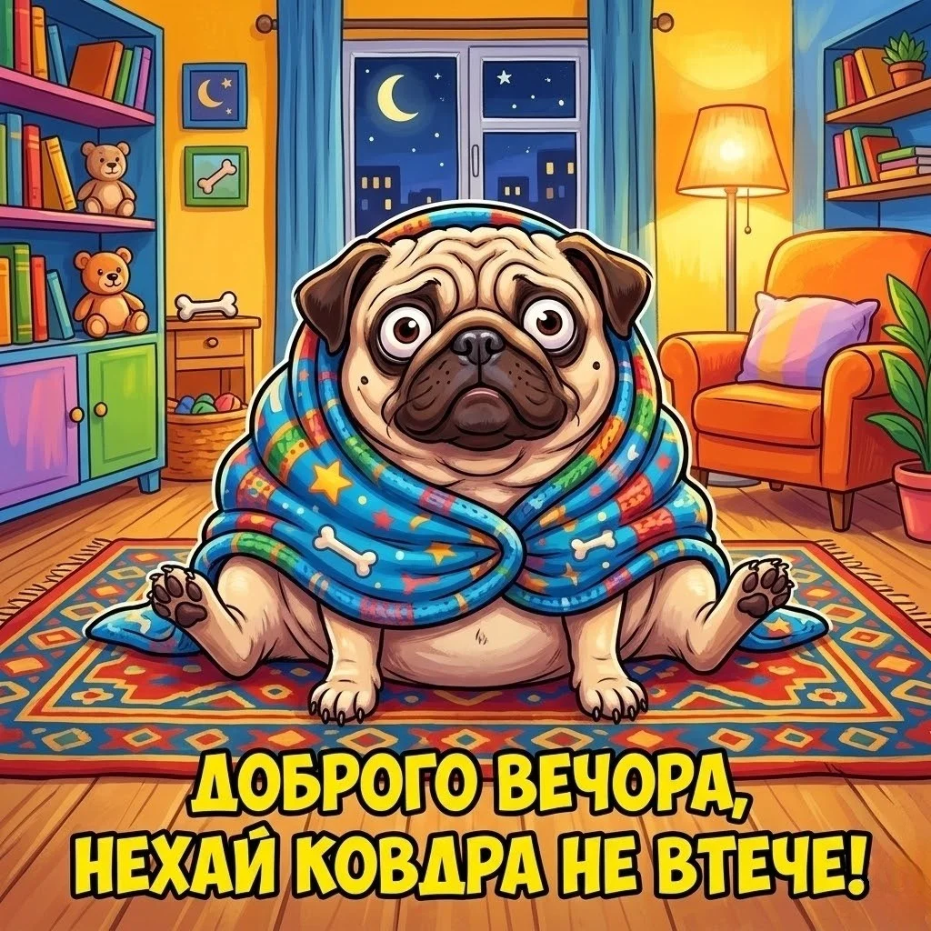 Доброго вечора, на добраніч і спокійної ночі: душевні побажання та картинки для затишку