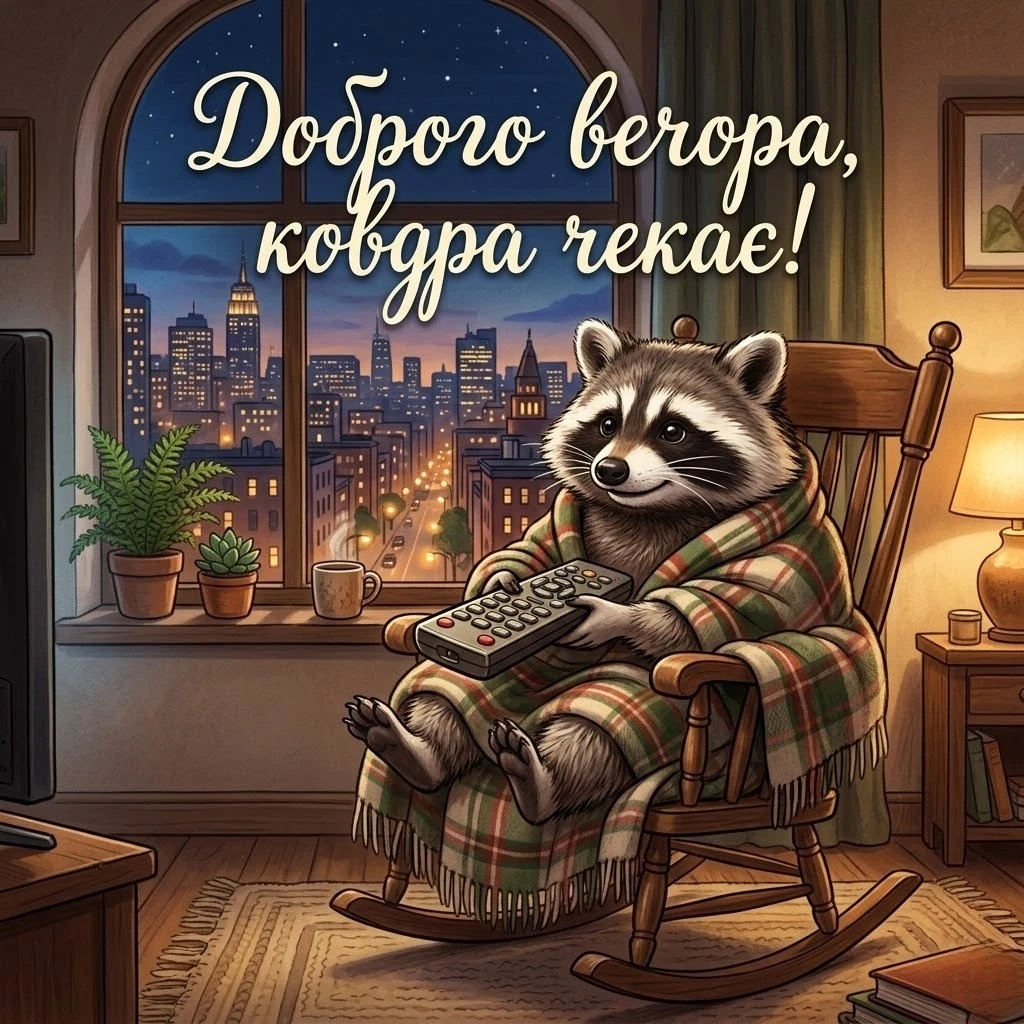 Доброго вечора, на добраніч і спокійної ночі: душевні побажання та картинки для затишку