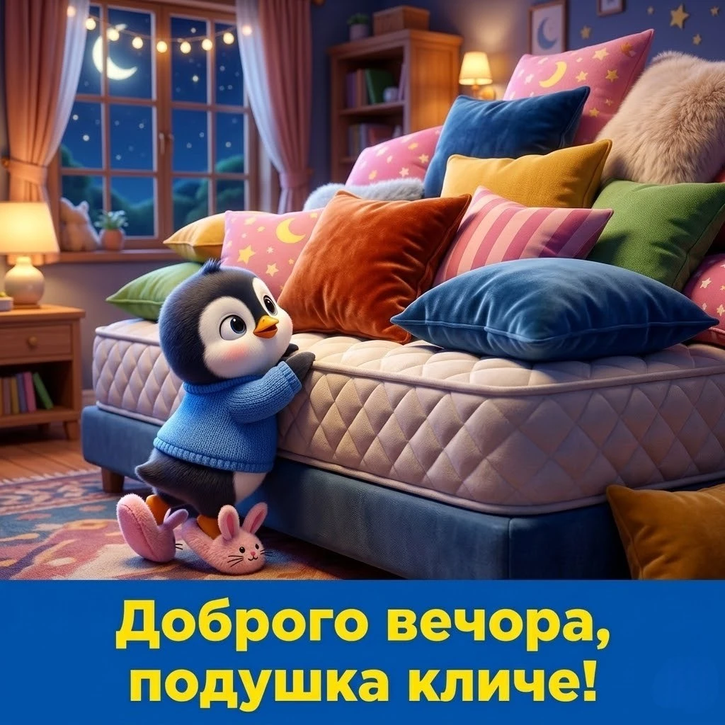Доброго вечора, на добраніч і спокійної ночі: душевні побажання та картинки для затишку
