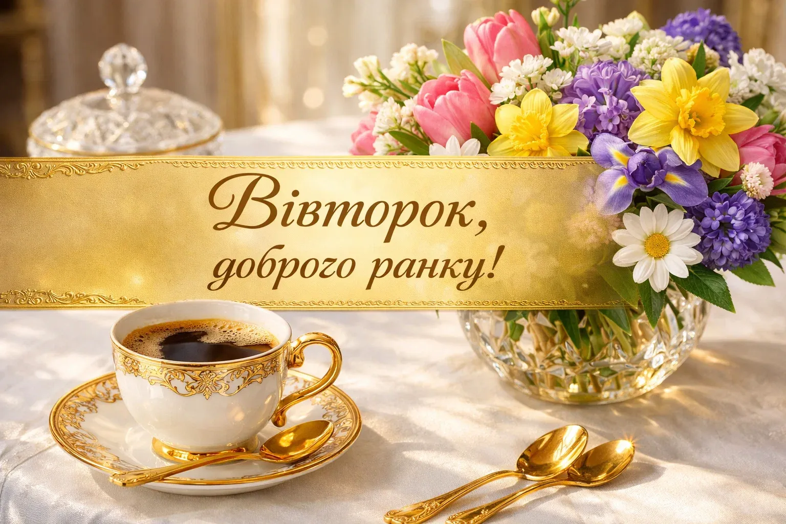 Вівторок, доброго ранку: душевні картинки та прикольні листівки для позитивного настрою