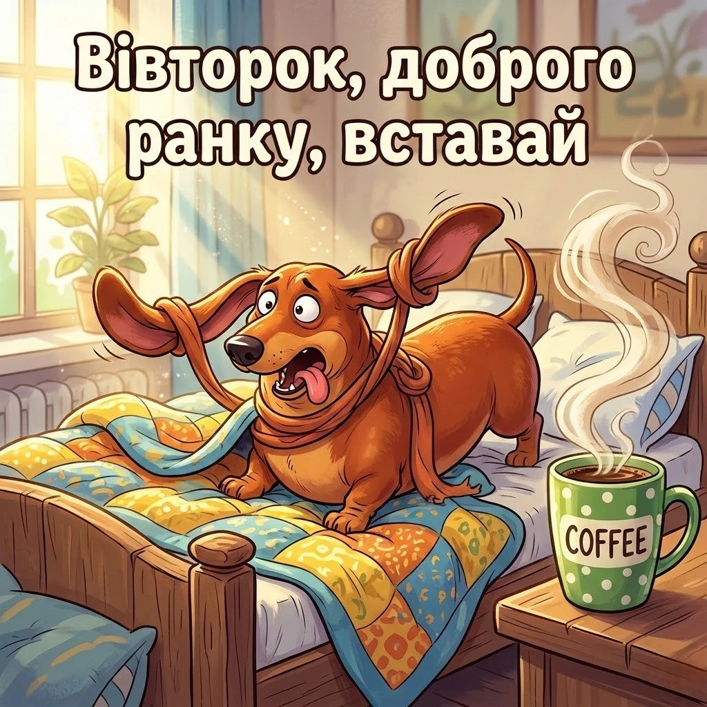 Вівторок, доброго ранку: душевні картинки та прикольні листівки для позитивного настрою