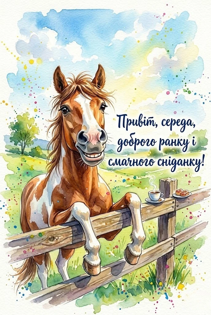 Середа доброго ранку та найкращі картинки з душевними побажаннями для гарного настрою