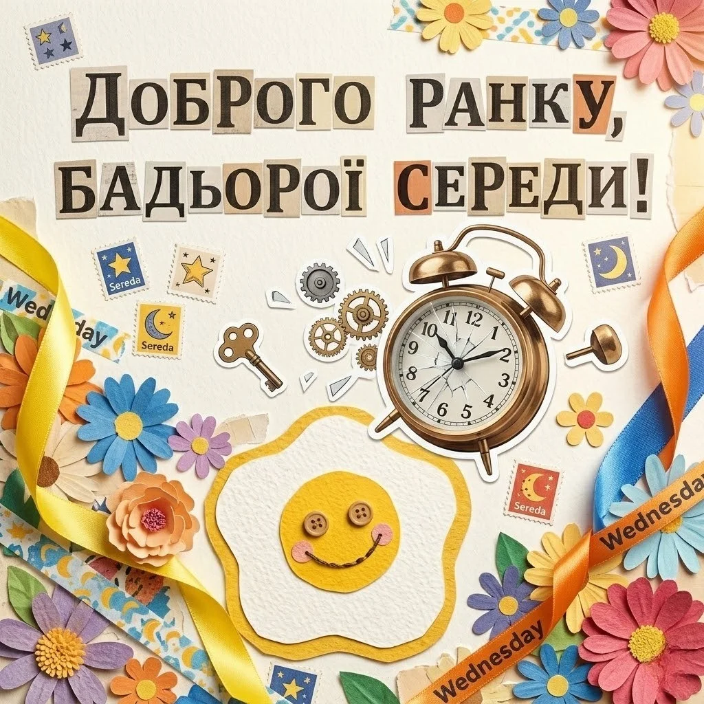 Середа доброго ранку та найкращі картинки з душевними побажаннями для гарного настрою