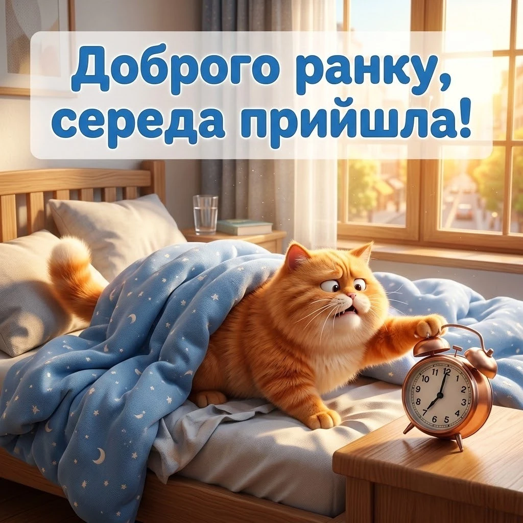 Середа доброго ранку та найкращі картинки з душевними побажаннями для гарного настрою
