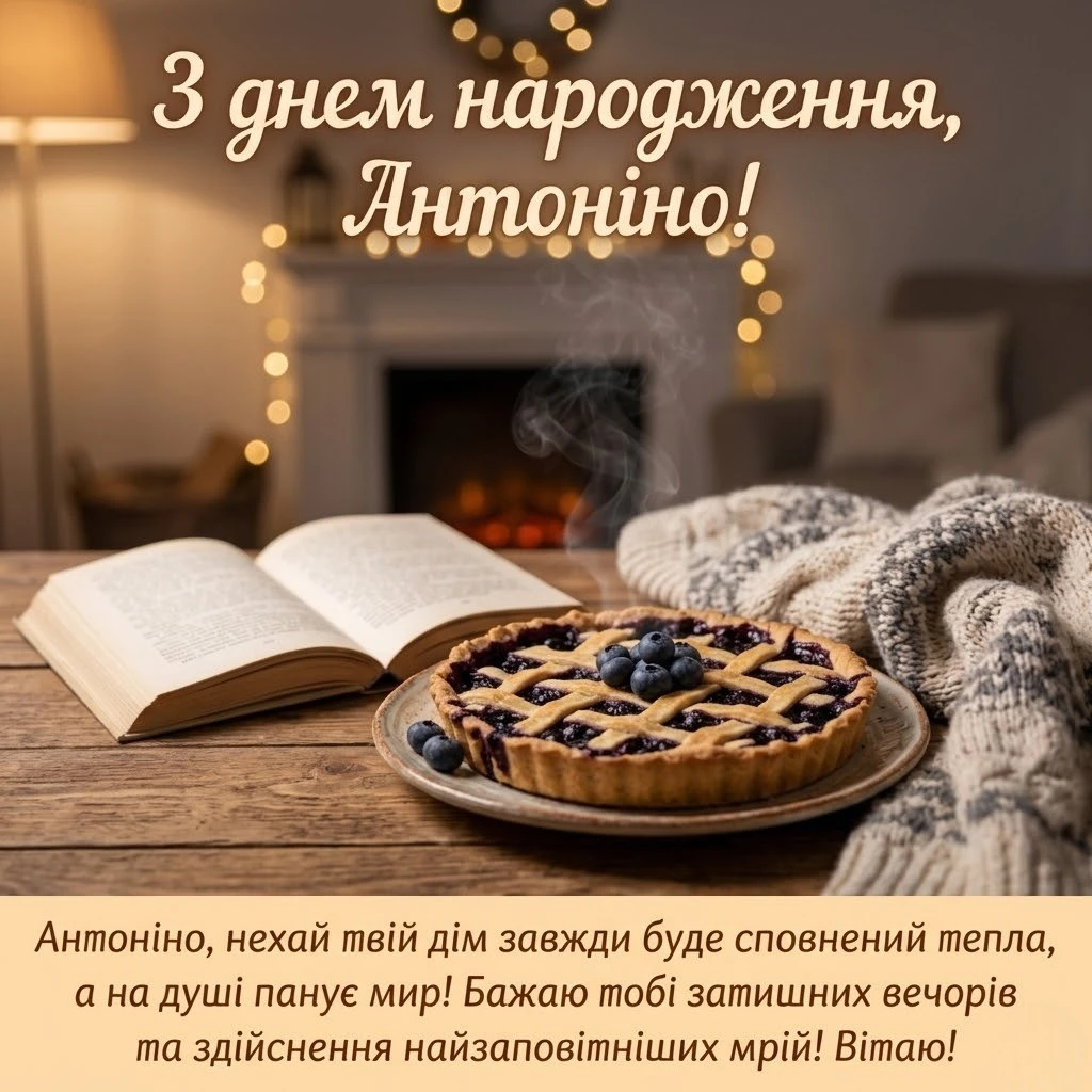 Найкращі привітання з днем народження для Антоніни