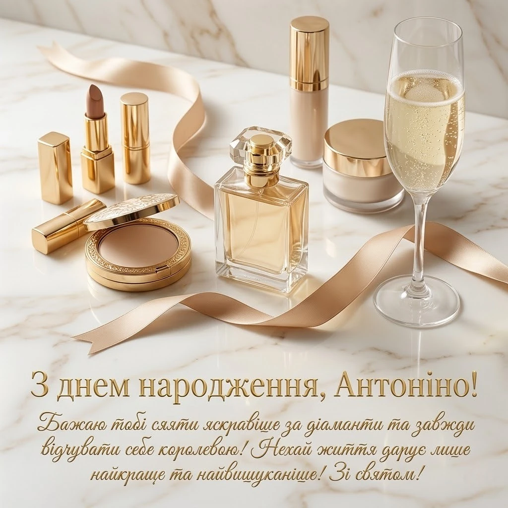 Найкращі привітання з днем народження для Антоніни