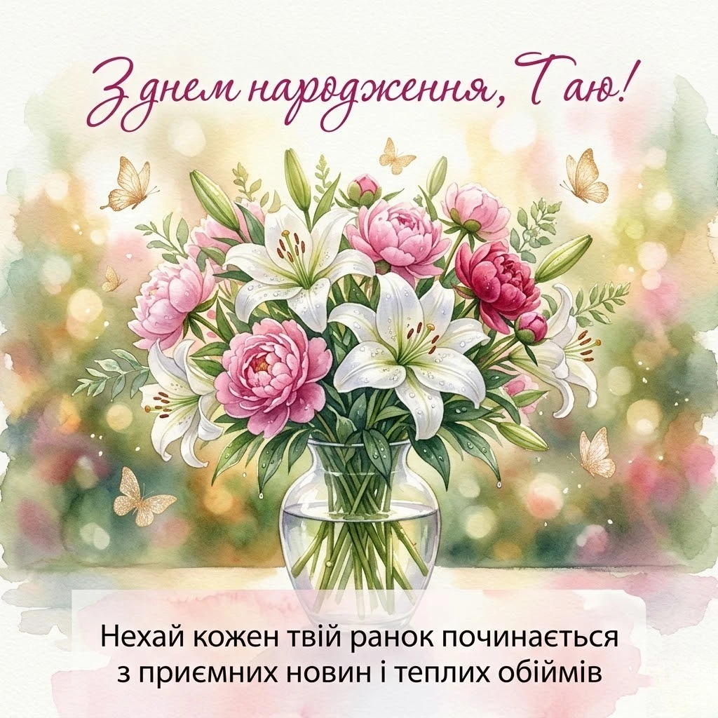 З днем народження, Таю! Підбірка зворушливих побажань на будь-який смак