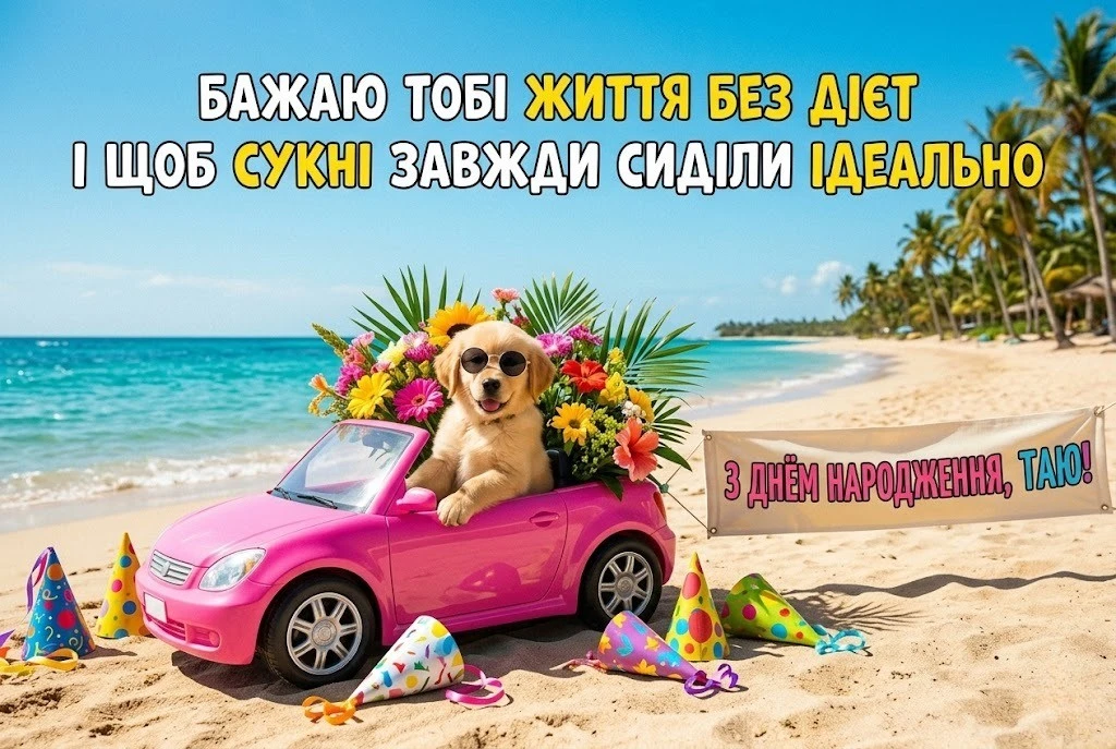 З днем народження, Таю! Підбірка зворушливих побажань на будь-який смак