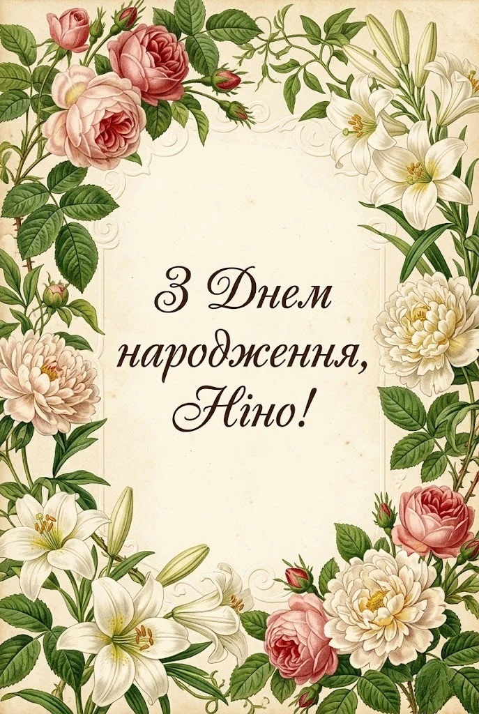 З днем народження, Ніно! Щирі побажання, що зігрівають серце