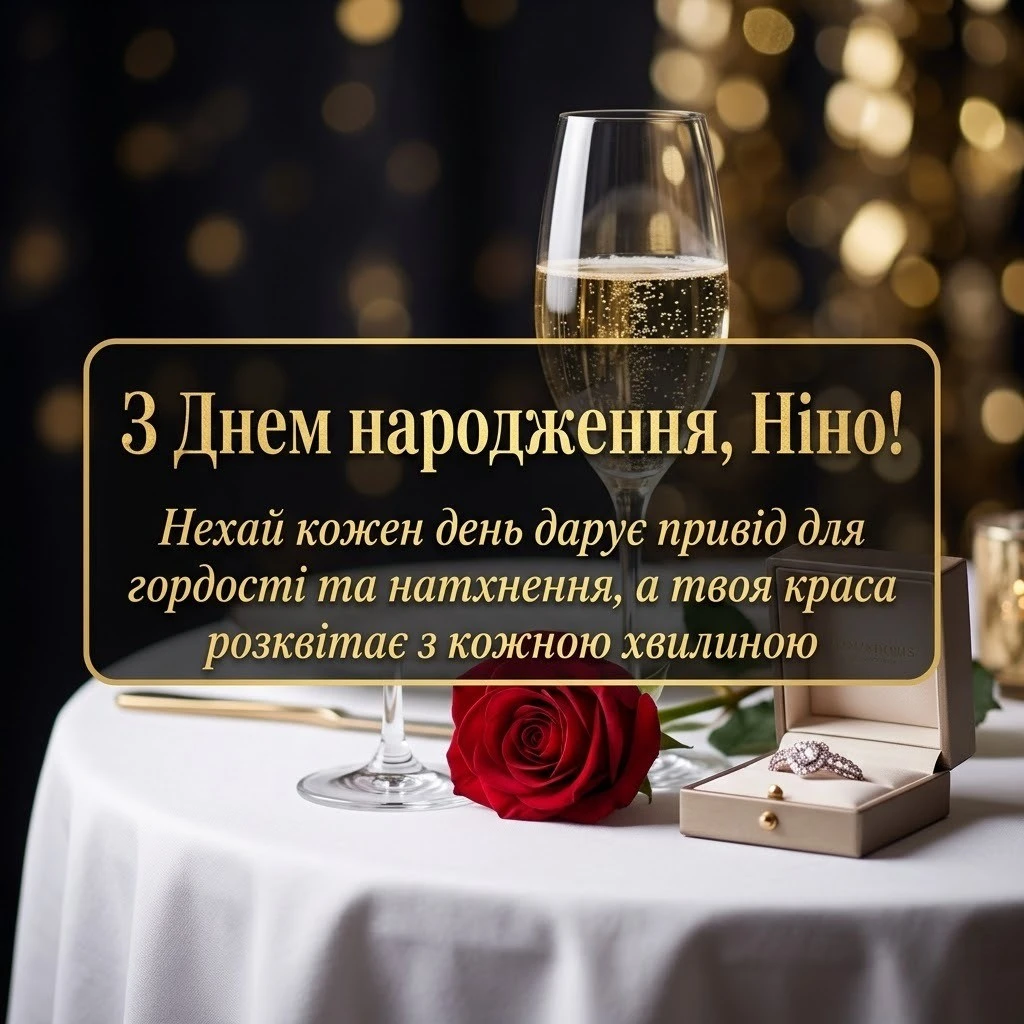 З днем народження, Ніно! Щирі побажання, що зігрівають серце