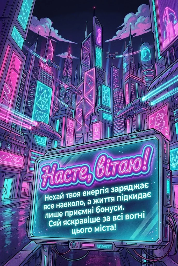 Найкращі привітання з днем народження для Насті: від романтики до офіційних слів