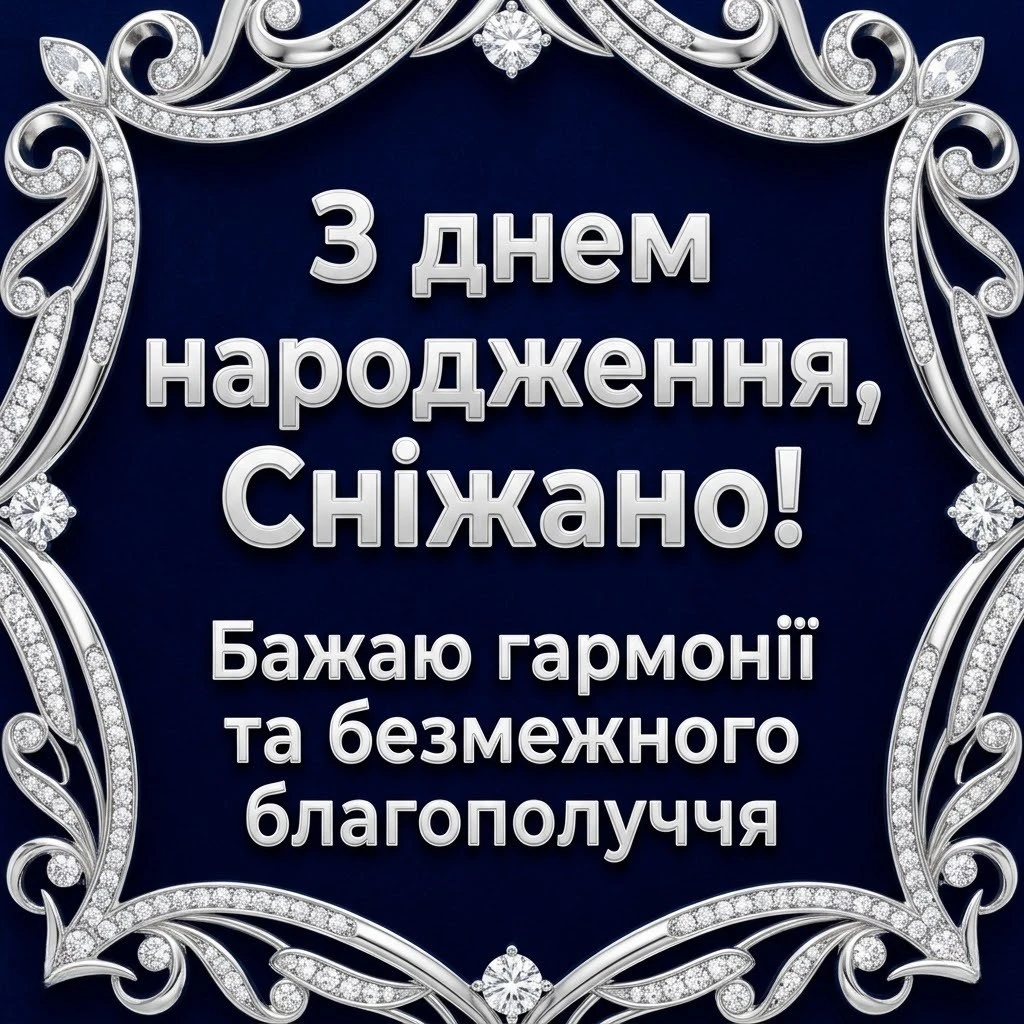 З днем народження, Сніжаночко! Зворушливі побажання для найрідніших