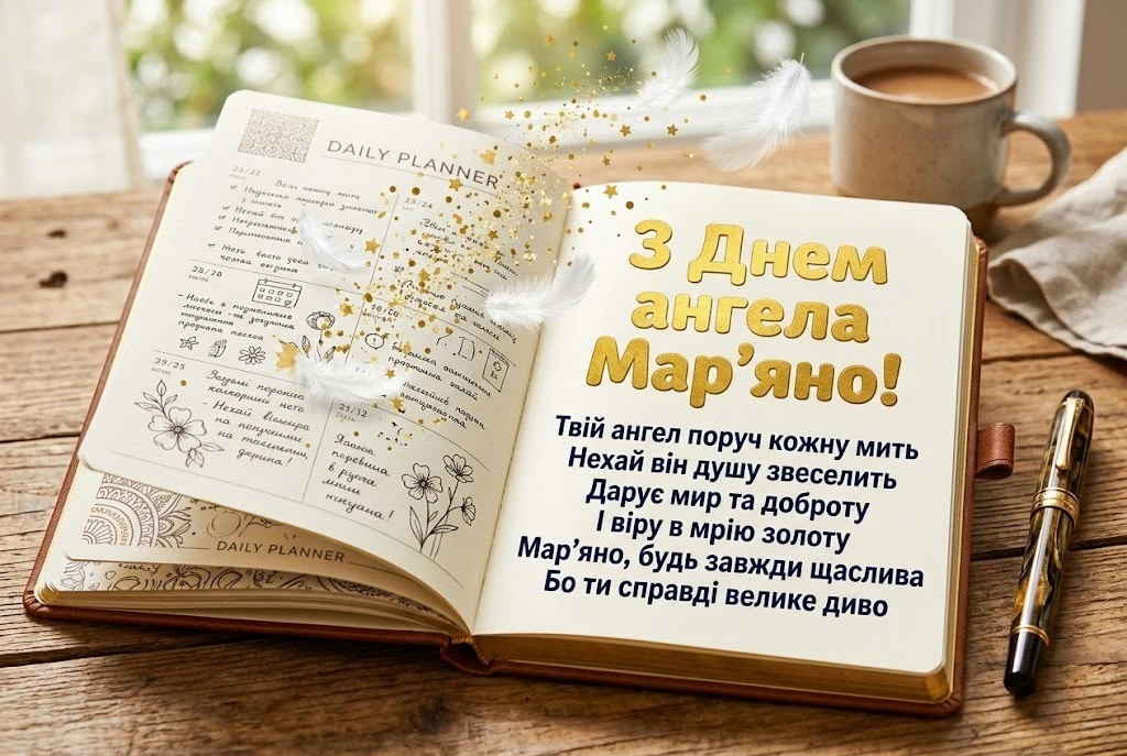 День ангела Мар’яни 2026: красиві картинки та щирі слова