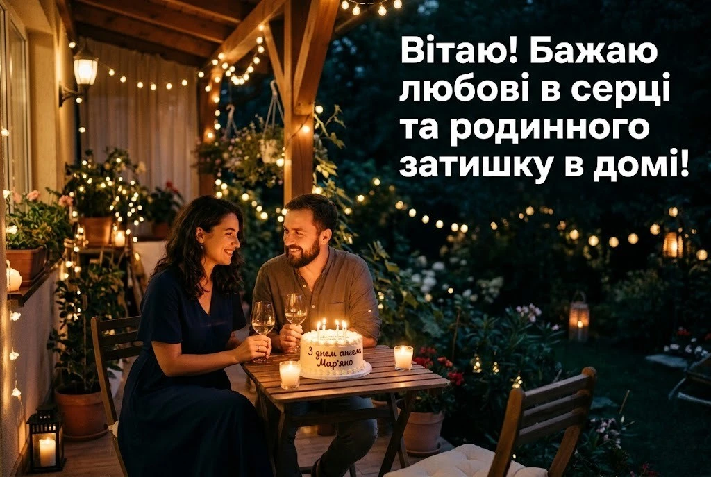 День ангела Мар’яни 2026: красиві картинки та щирі слова