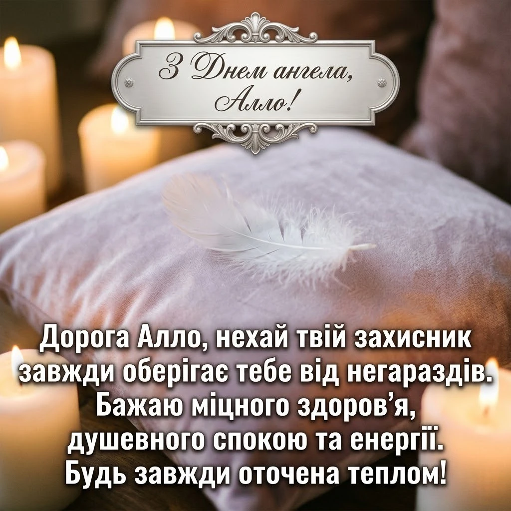 З днем ангела, Аллочко! Поезія та проза для особливого свята