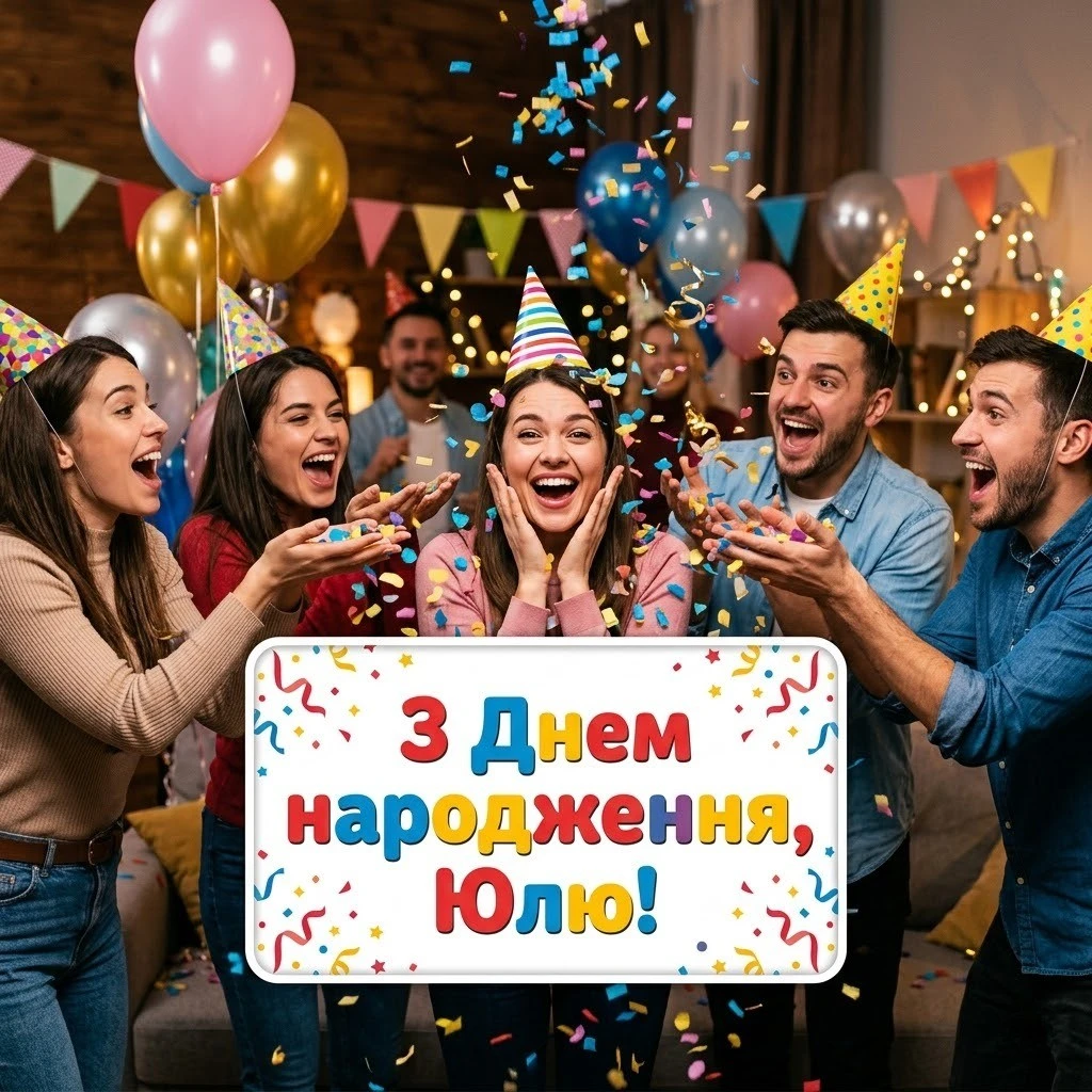Щирі та креативні привітання для Юлі: зробіть її свято незабутнім