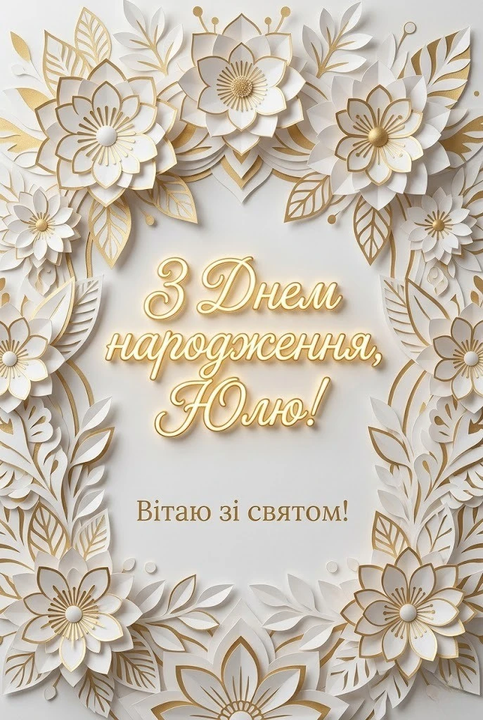 Щирі та креативні привітання для Юлі: зробіть її свято незабутнім