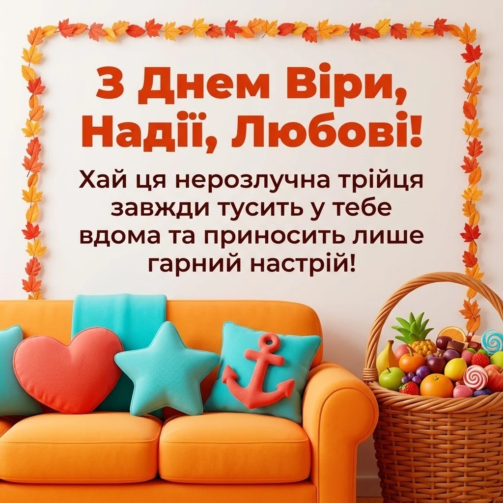 Віра, Надія, Любов: картинки, що дарують душевний спокій