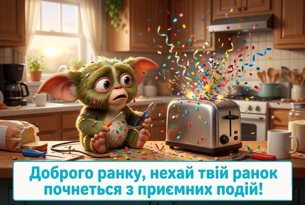 Прикольні картинки доброго ранку: добірка позитивних листівок для чудового настрою