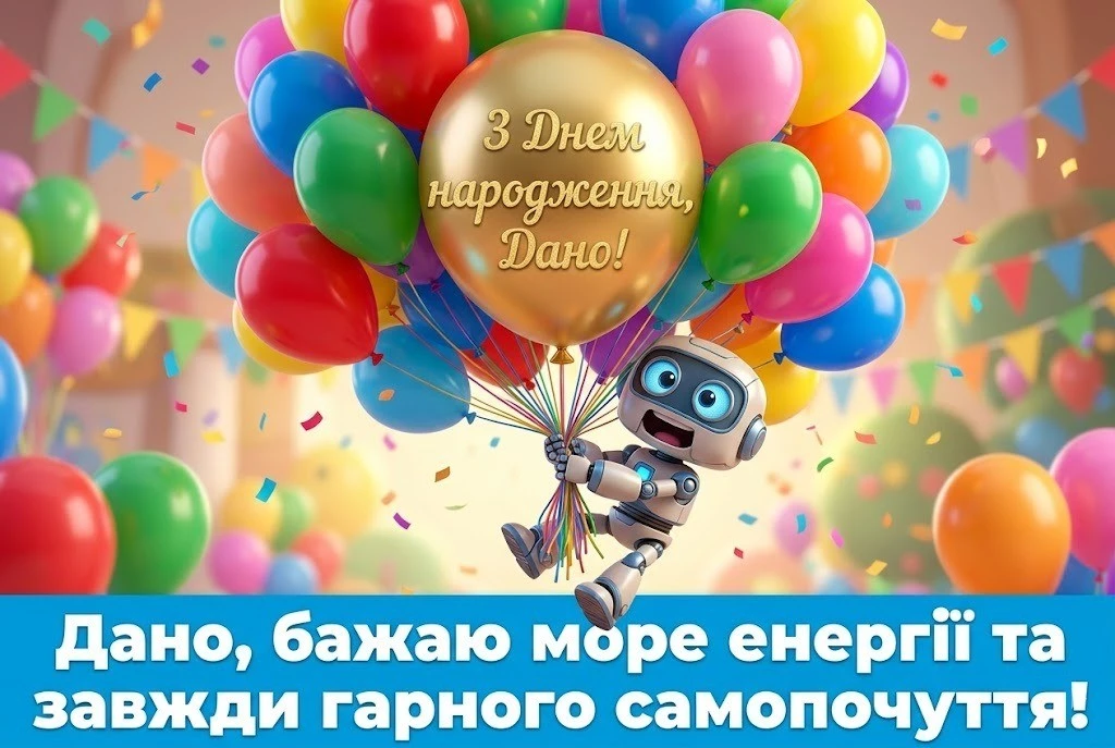 Твоє свято, Дано: побажання внутрішньої сили та безмежного щастя