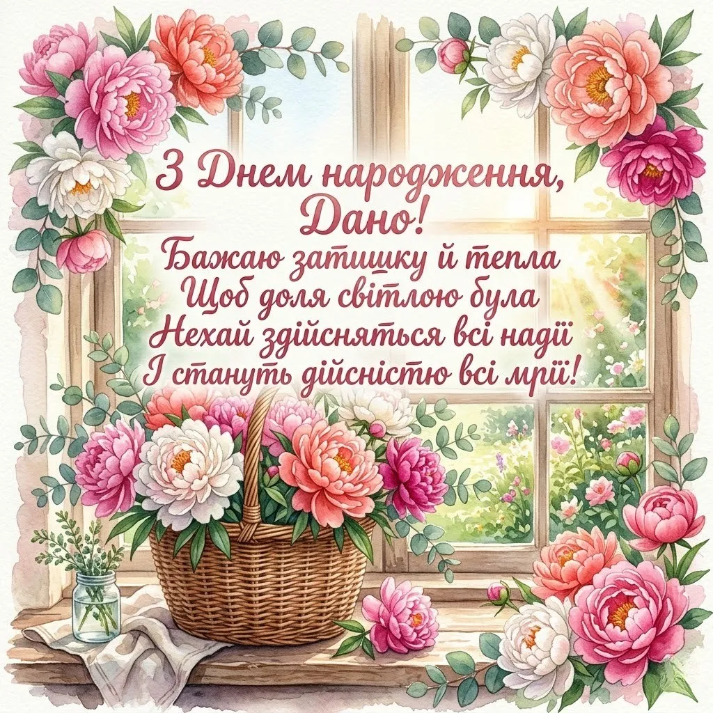 Твоє свято, Дано: побажання внутрішньої сили та безмежного щастя