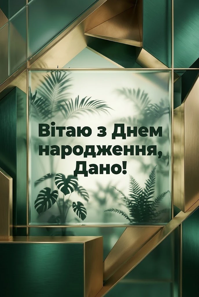 Твоє свято, Дано: побажання внутрішньої сили та безмежного щастя