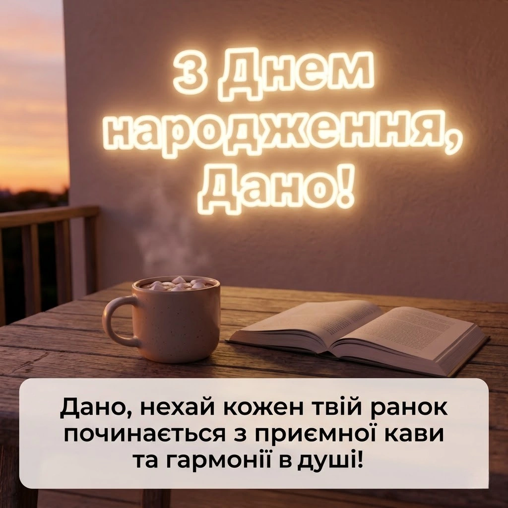Твоє свято, Дано: побажання внутрішньої сили та безмежного щастя