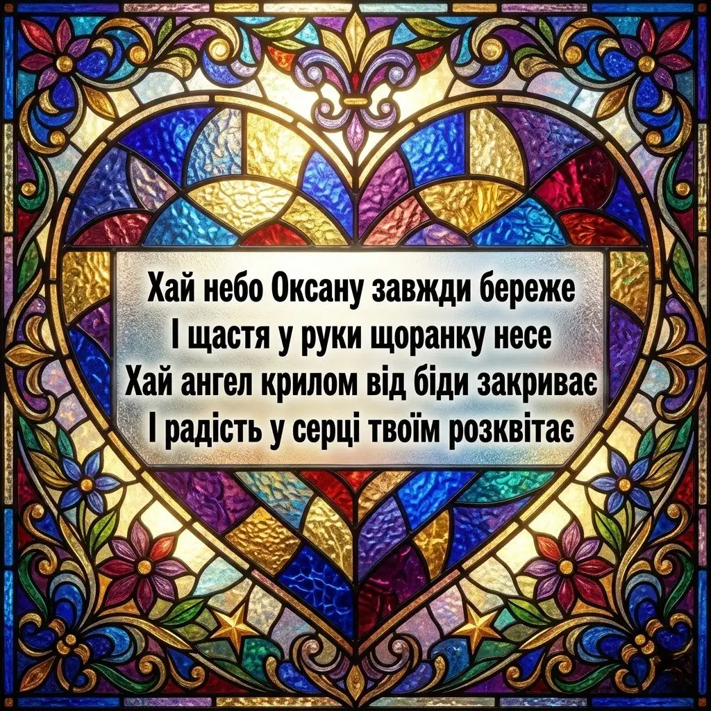 Найкращі побажання для Оксани в день її небесної покровительки