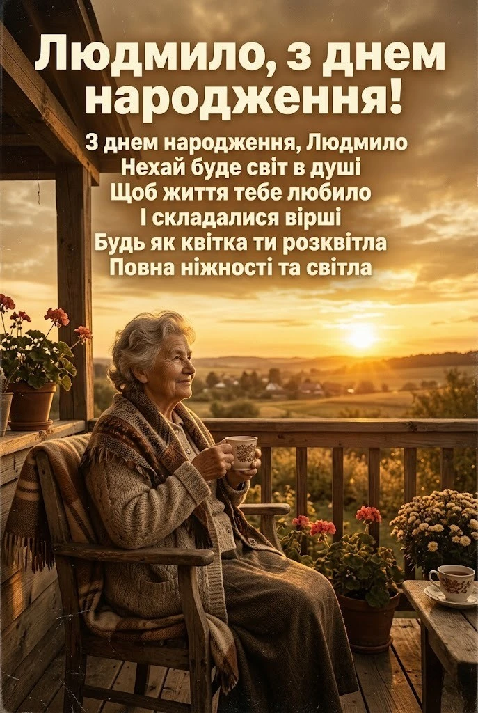 Людмило, зі святом! Незабутні привітання для особливої жінки