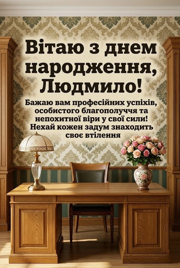 Людмило, зі святом! Незабутні привітання для особливої жінки