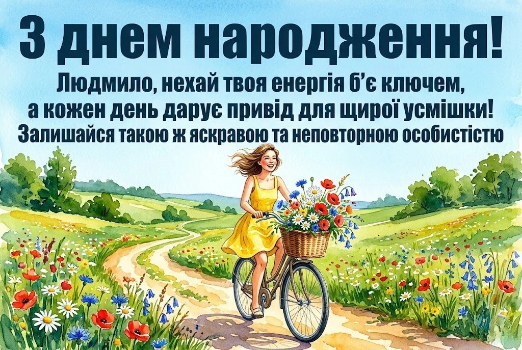 Людмило, зі святом! Незабутні привітання для особливої жінки