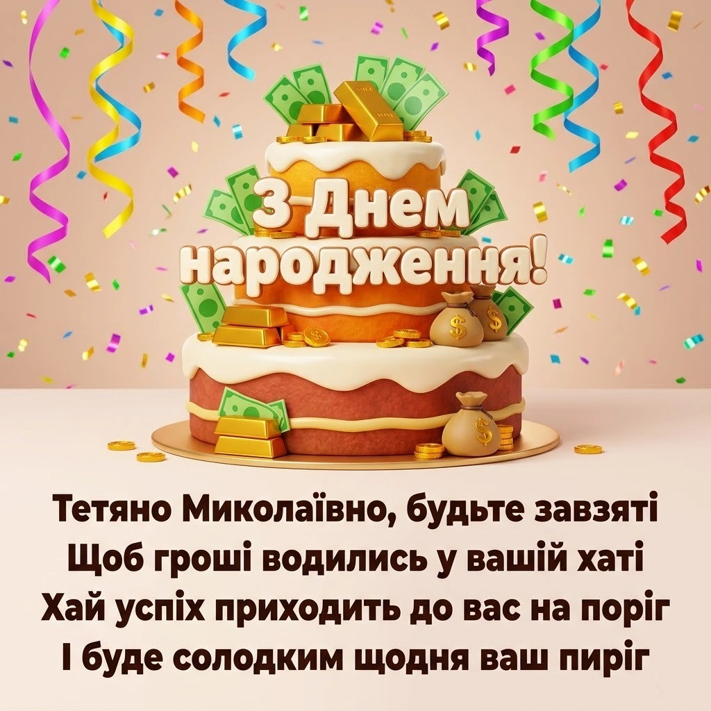 Тетяно Миколаївно, зі святом! Підбірка душевних привітань на будь-який смак